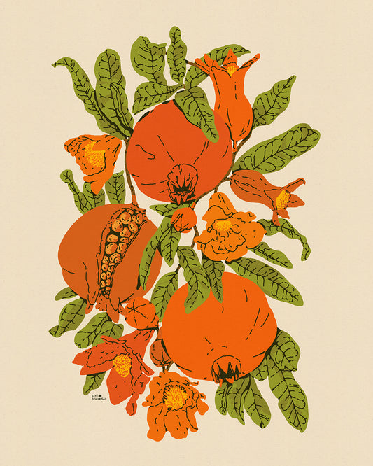 Abundance Pomegranates Print