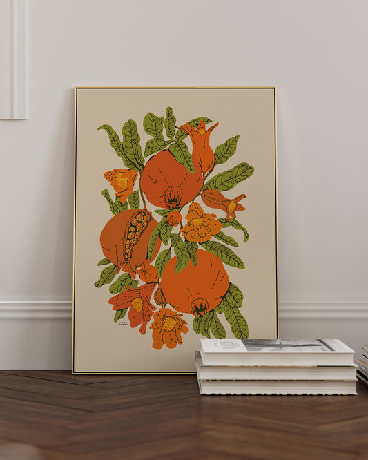 Abundance Pomegranates Print