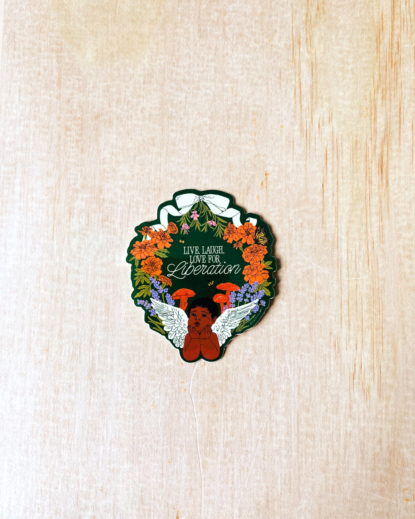 Live, Laugh, Love for Liberation Sticker