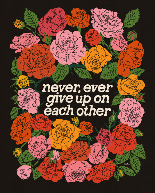 Never Give Up Print