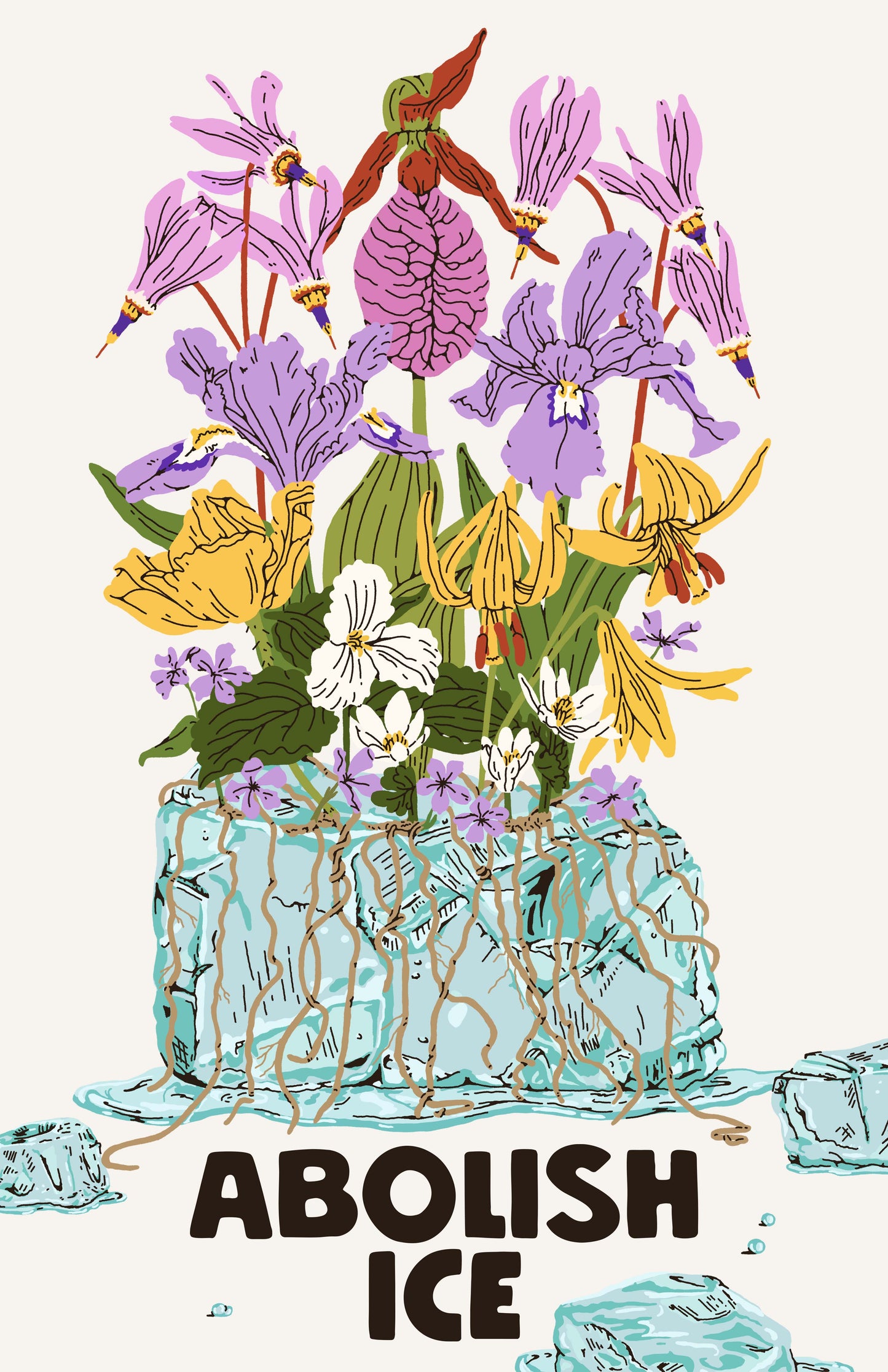 Our Connections Melt Ice Poster