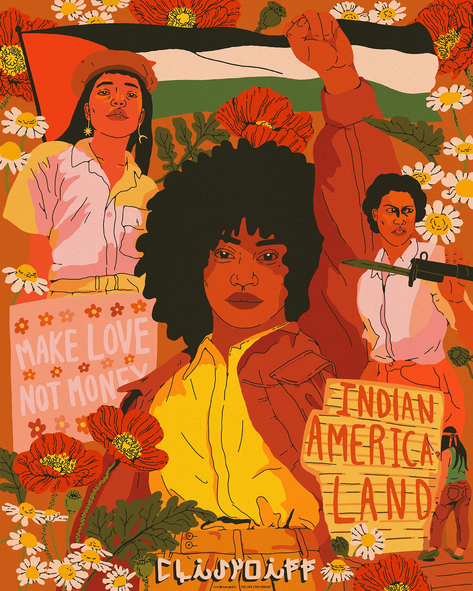 Free The Land, Free The People Print – Little Gaze