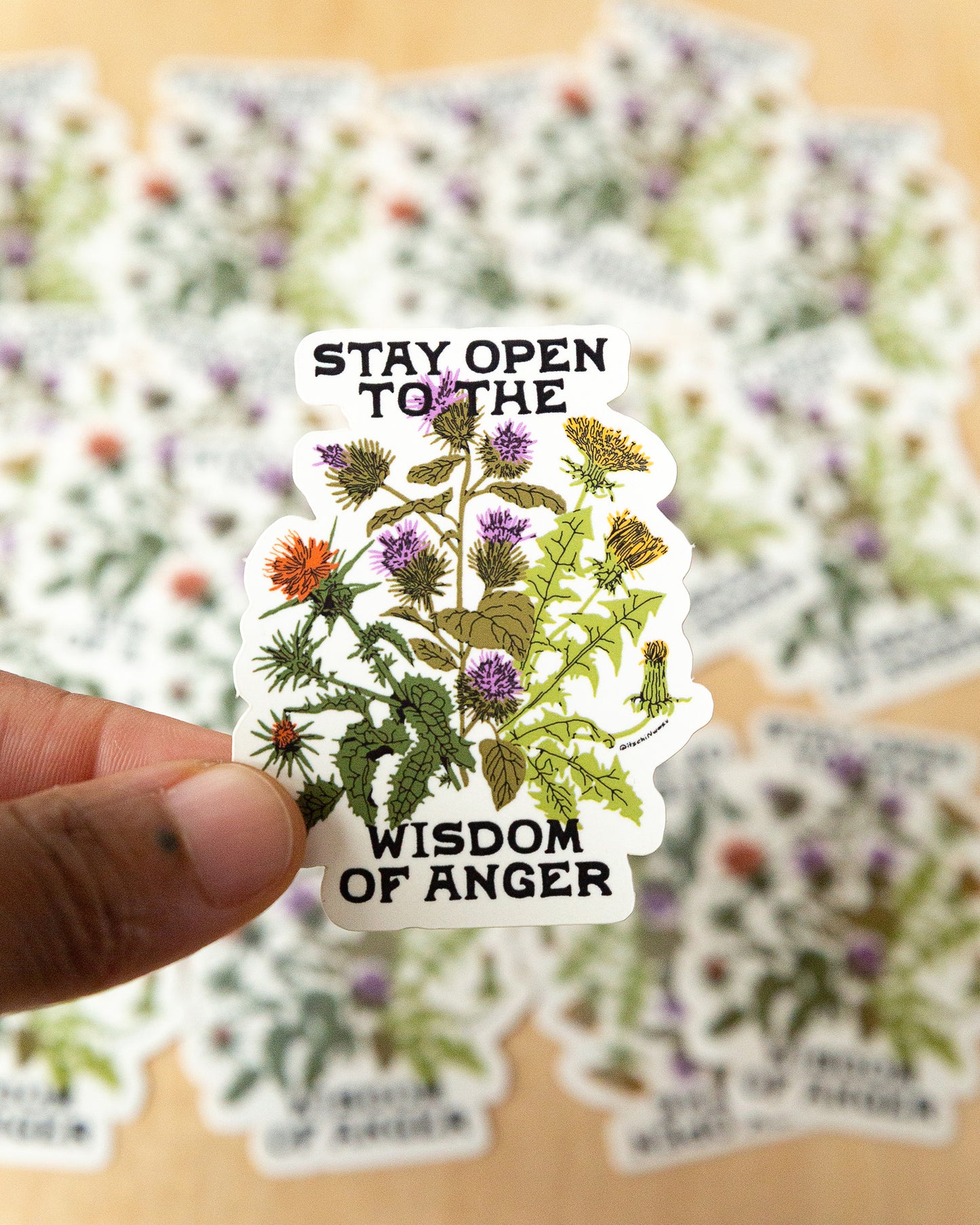 Wisdom of Anger Sticker