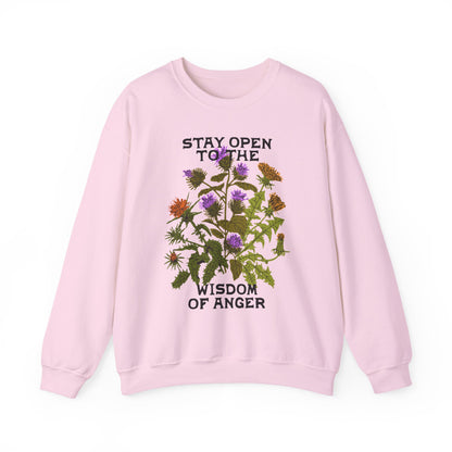 Wisdom of Anger Crewneck Sweatshirt
