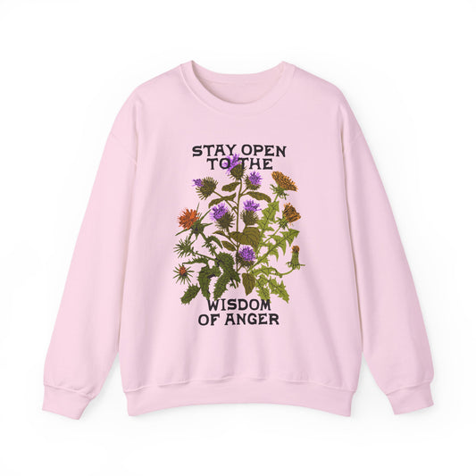 Wisdom of Anger Crewneck Sweatshirt