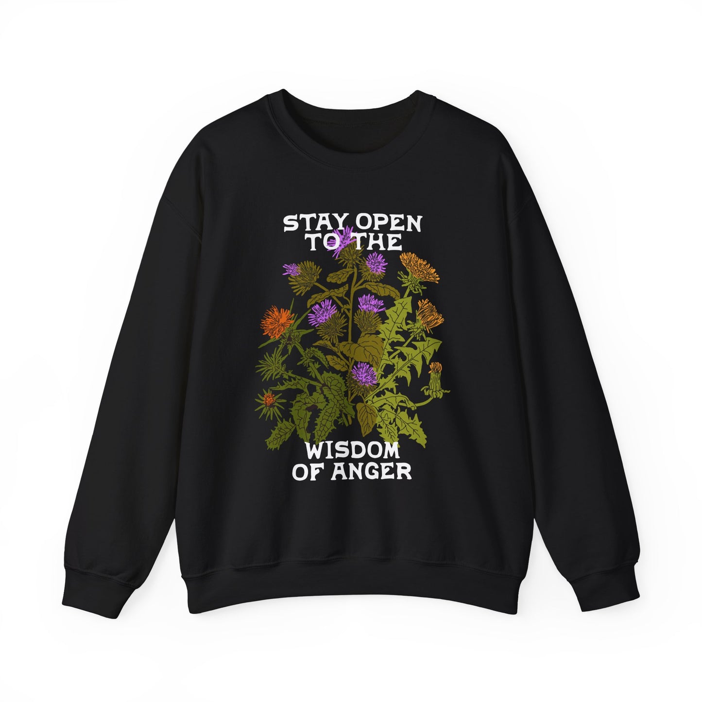 Wisdom of Anger Crewneck Sweatshirt