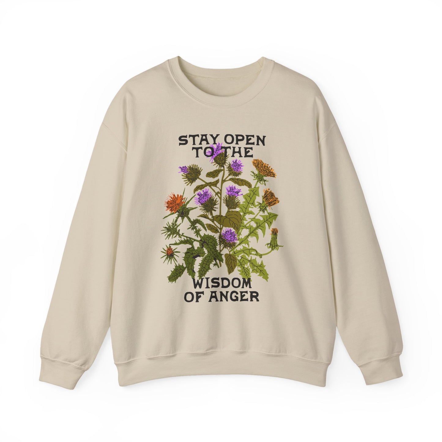 Wisdom of Anger Crewneck Sweatshirt