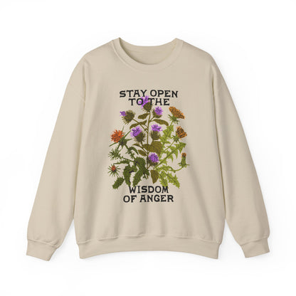 Wisdom of Anger Crewneck Sweatshirt
