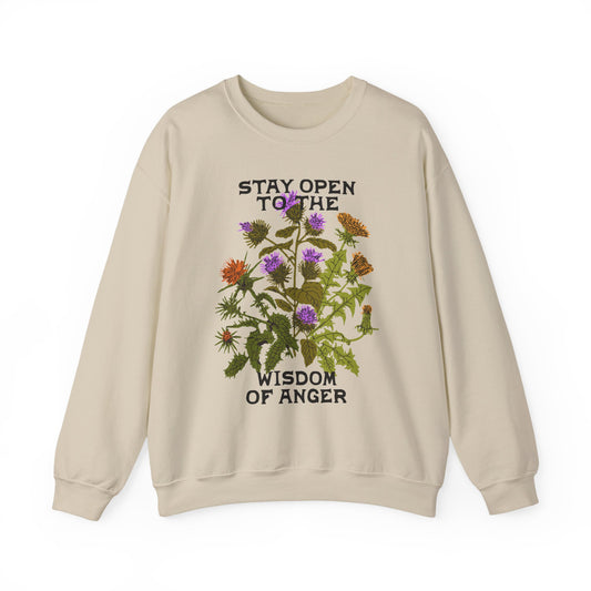 Wisdom of Anger Crewneck Sweatshirt