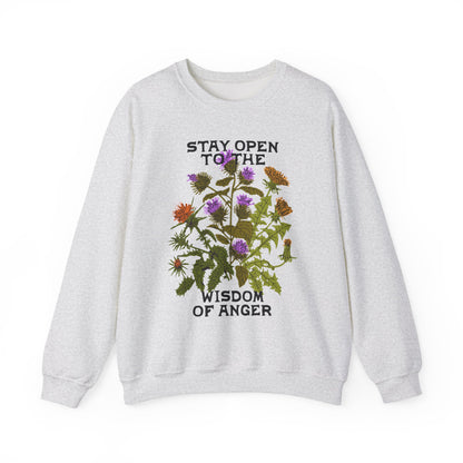 Wisdom of Anger Crewneck Sweatshirt