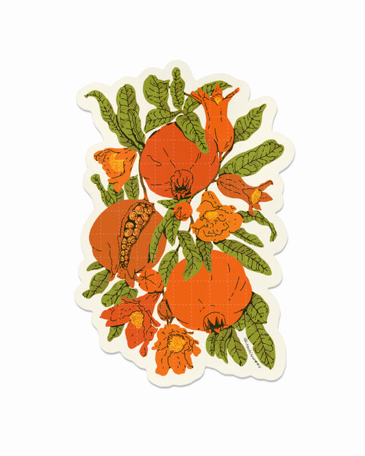 Abundance Pomegranates Sticker