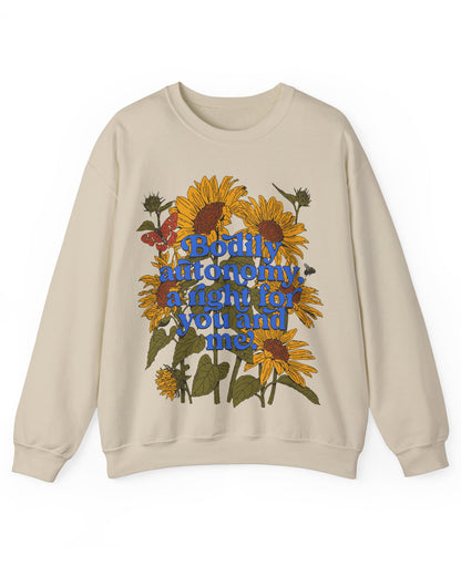 Bodily Autonomy Crewneck Sweatshirt