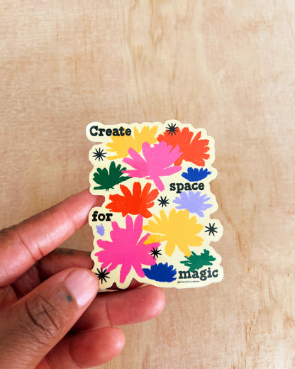 Create Space for Magic Sticker