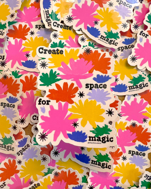 Create Space for Magic Sticker