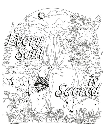 Every Soul is Sacred Coloring Page