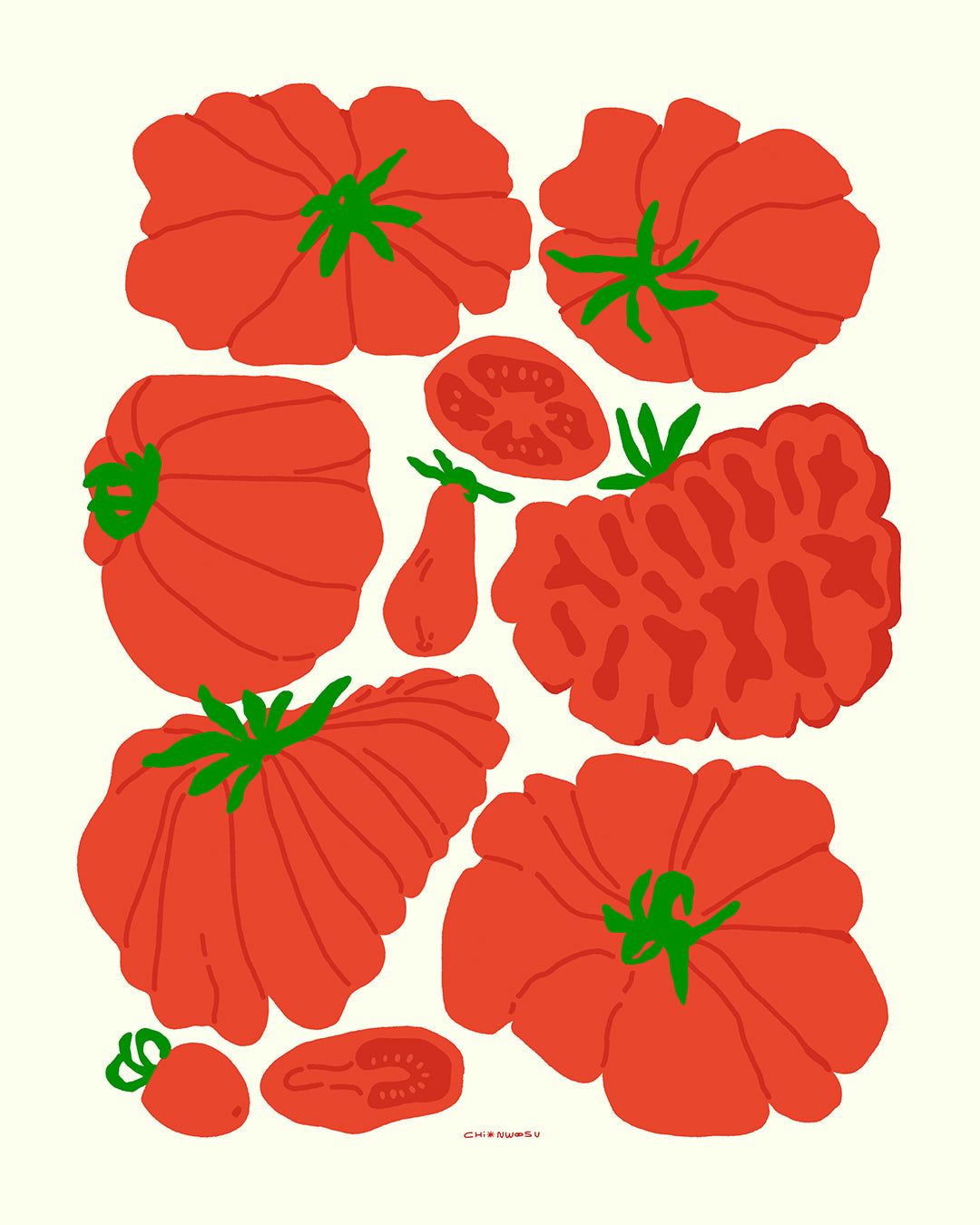 Heirloom Tomatoes Print