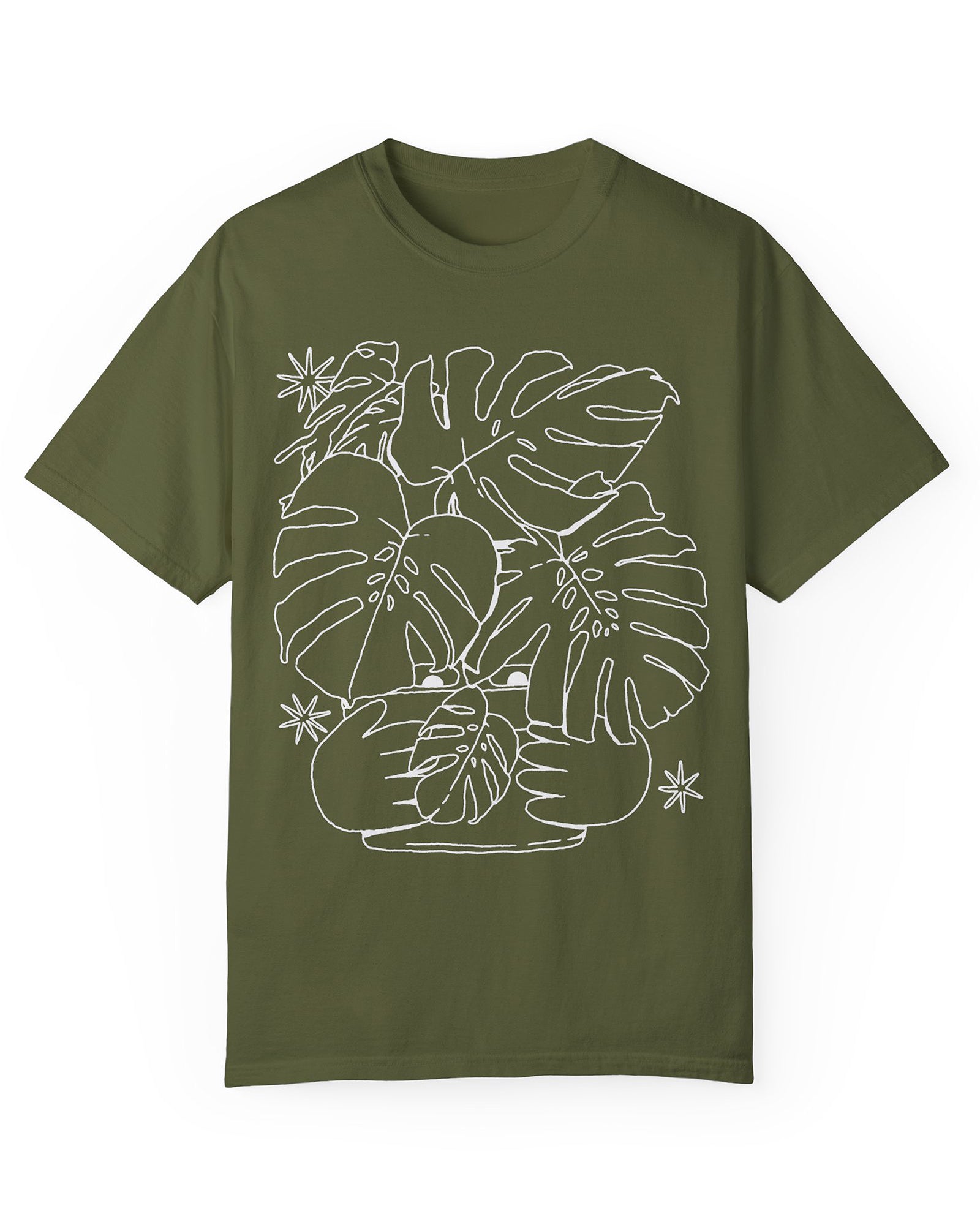 Monstera Plant Dandy T-shirt Hemp / L