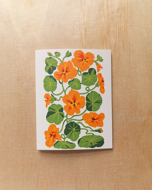 Nasturtiums I Card