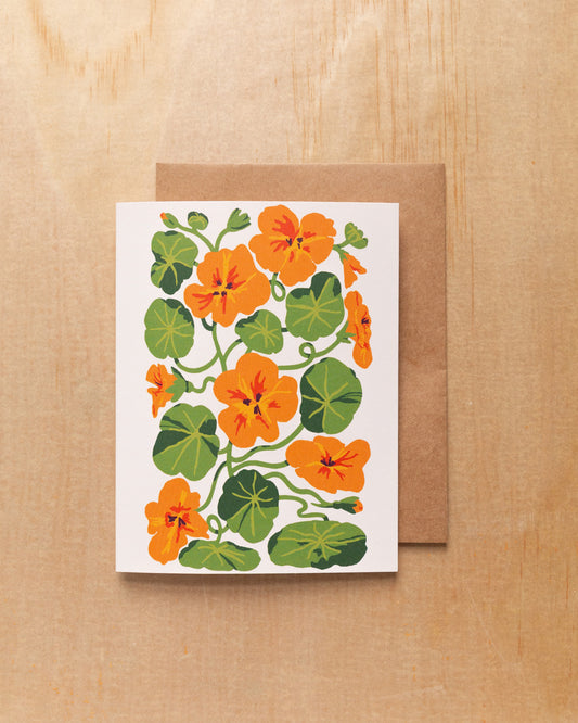 Nasturtiums I Card