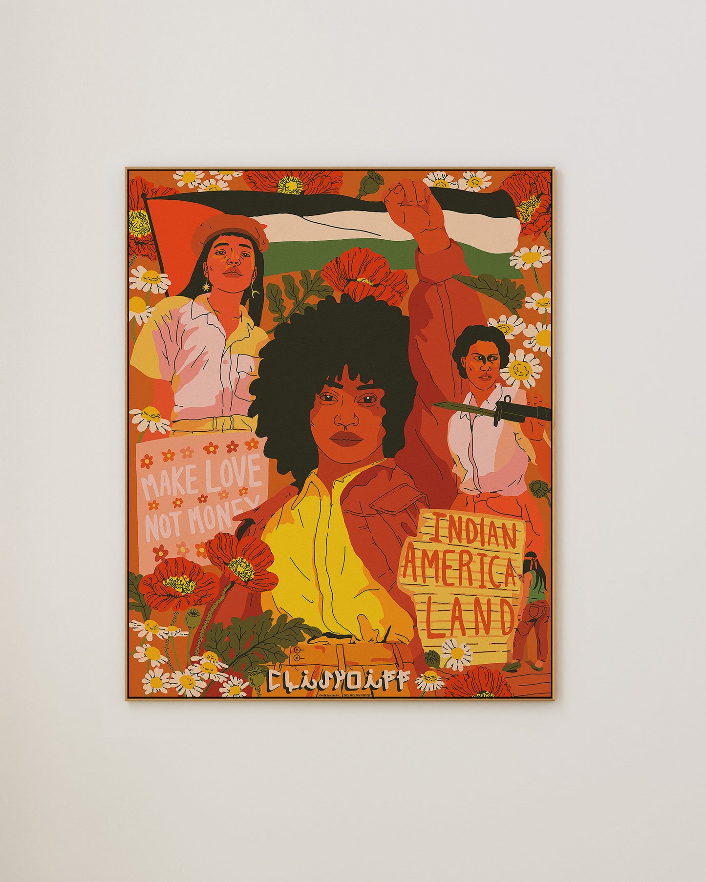 Free the Land, Free the People Print