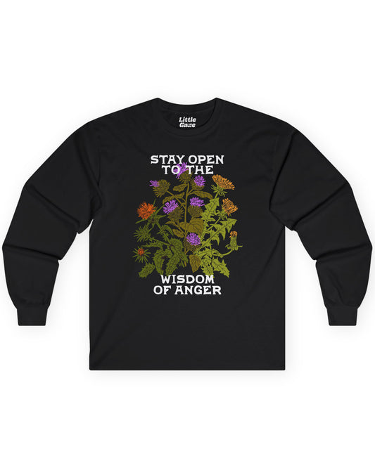 The Wisdom of Anger Long Sleeve Tee