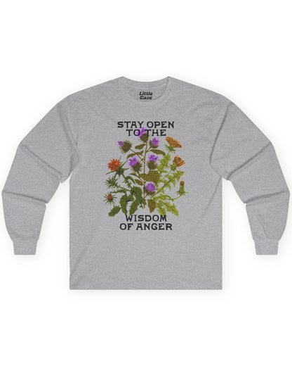 The Wisdom of Anger Long Sleeve Tee