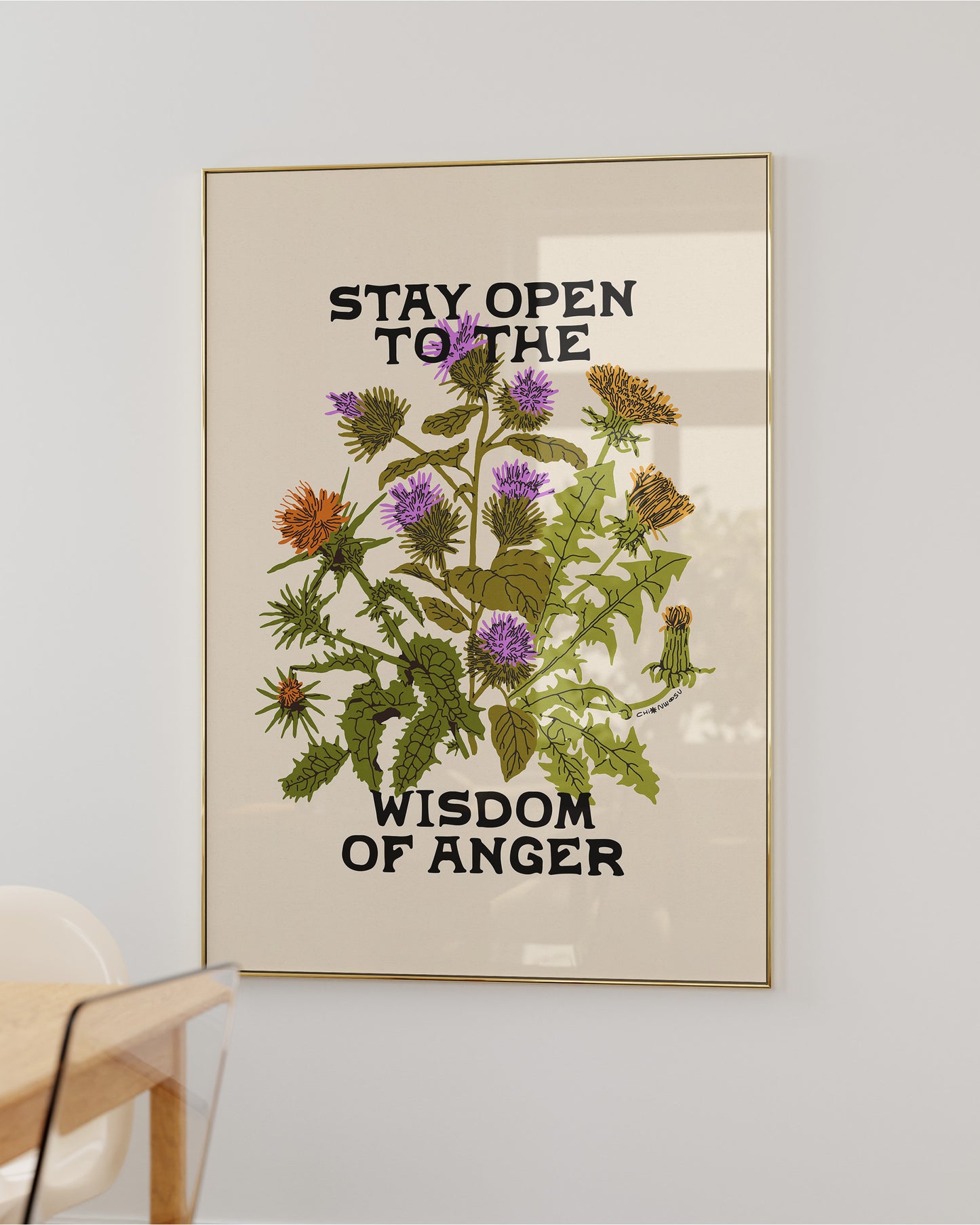 The Wisdom of Anger Print