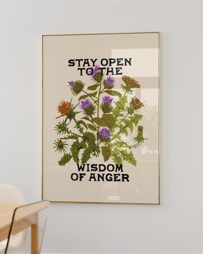 The Wisdom of Anger Print
