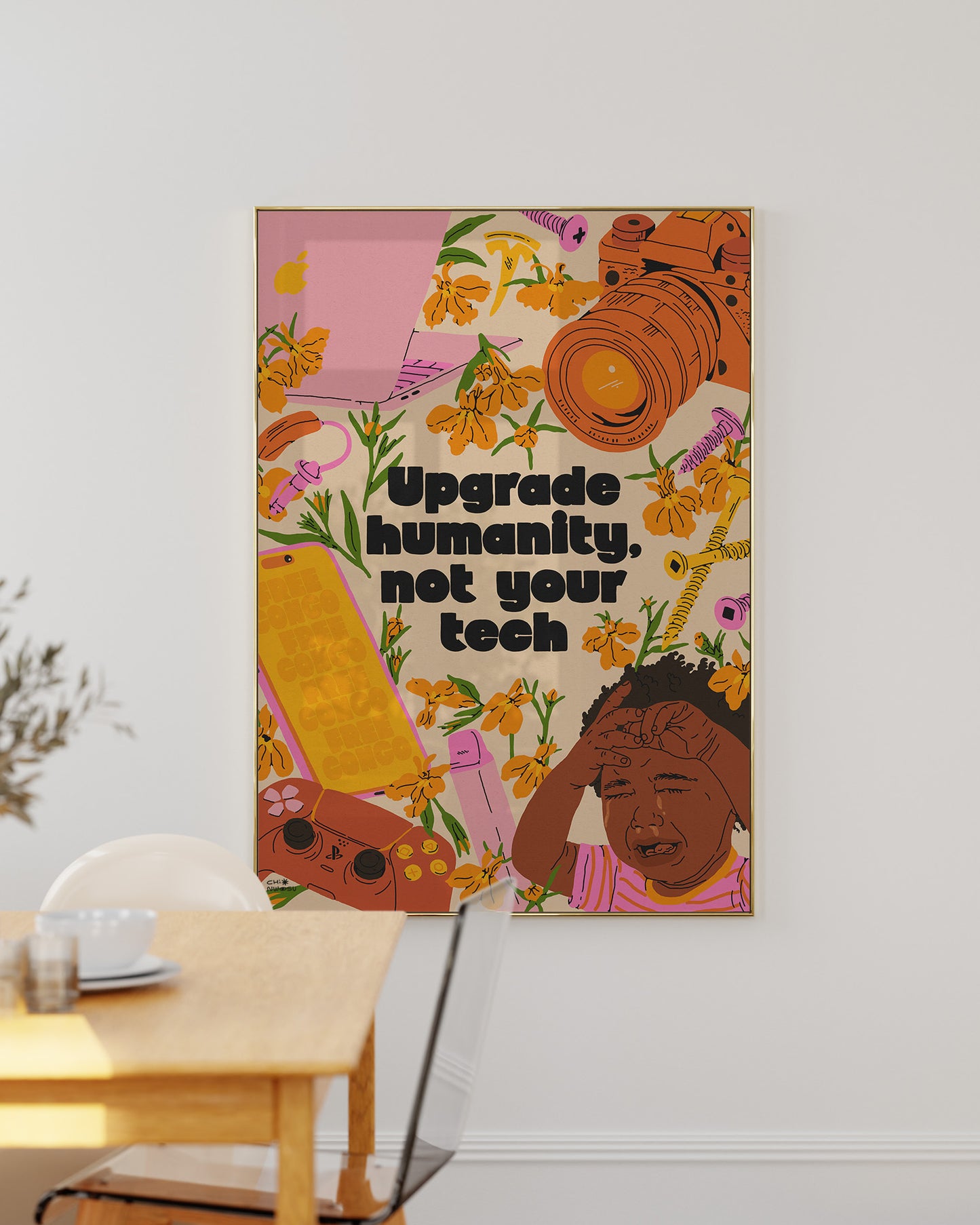 Upgrade Humanity, Free Congo Print