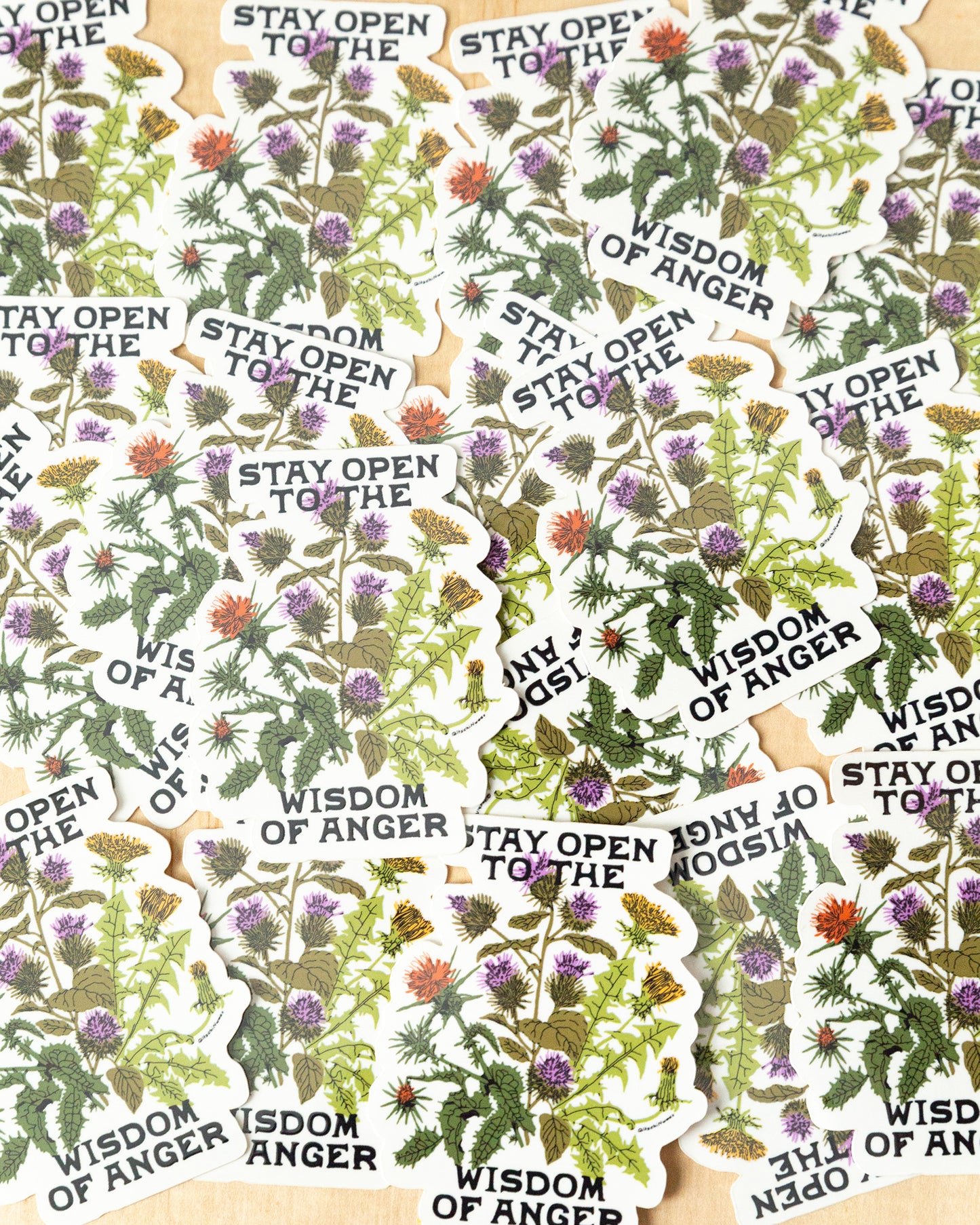 Wisdom of Anger Sticker