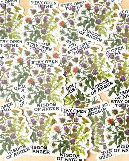 Wisdom of Anger Sticker